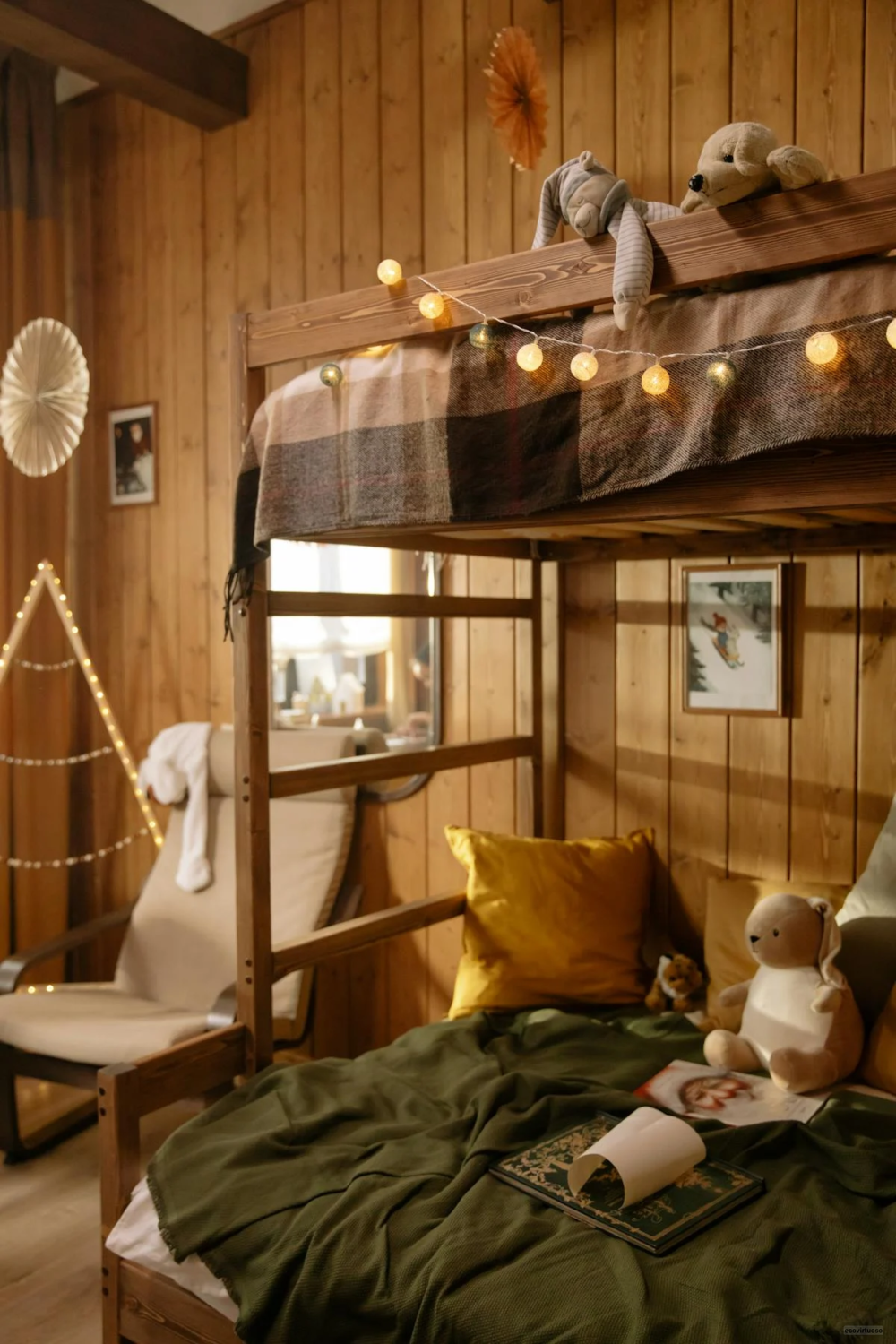 a bedroom for kids